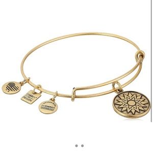 Alex and Ani gold New Beginnings Bangle
